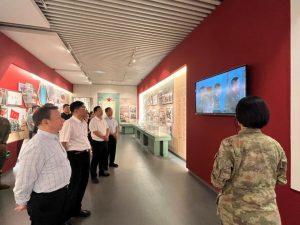 走进军营 共建国防——江苏华彭集团开展迎接“八一建军节”活动